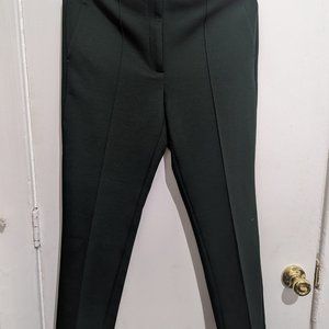 The Ankle Pant in Double Knit - Deep Leaf Green